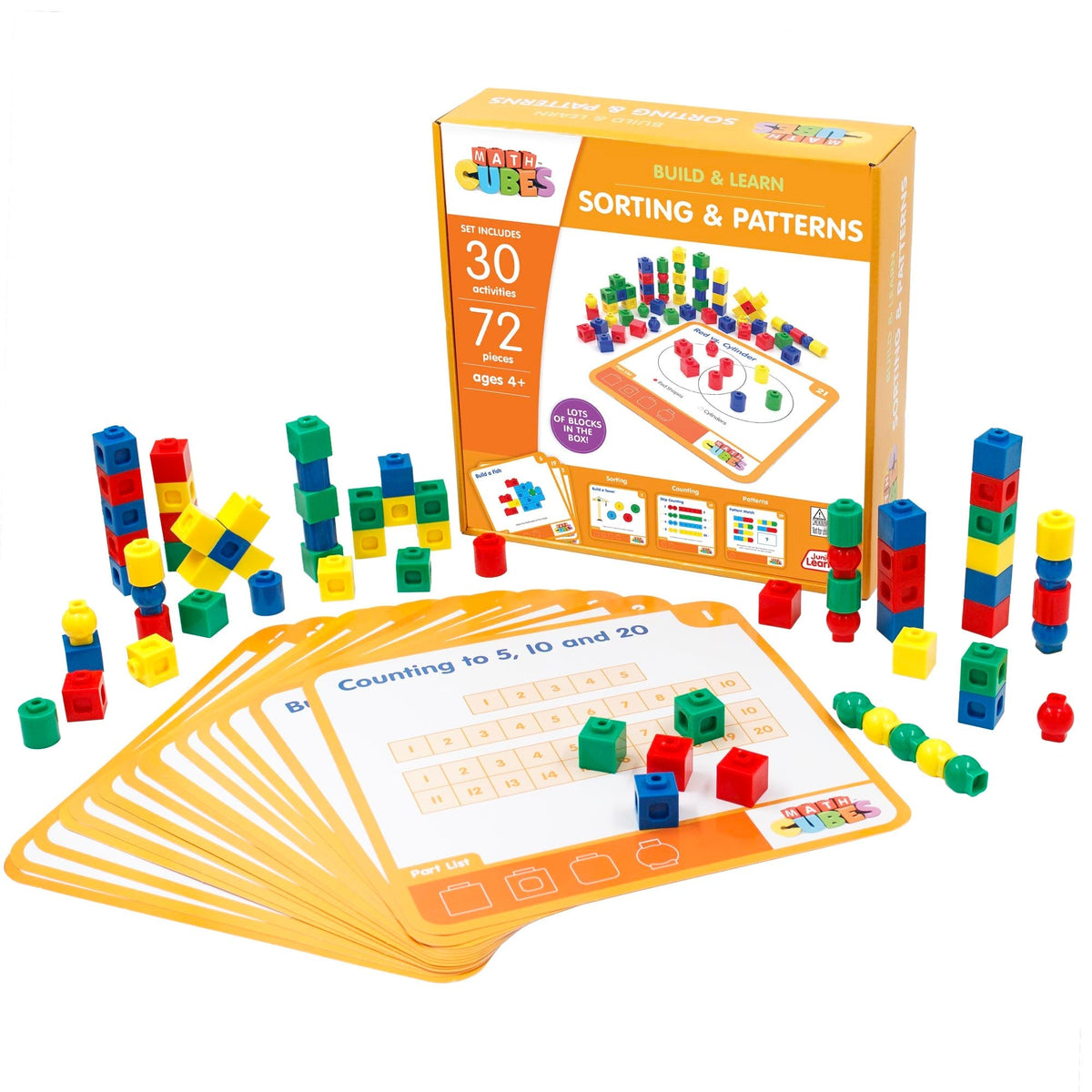 Cube Pattern Math School Mathcubes - Sorting and Patterns – Junior Learning NZ